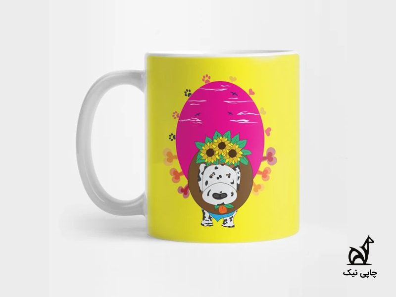 طرح‌های فانتزی و شاد دخترانه روی ماگ